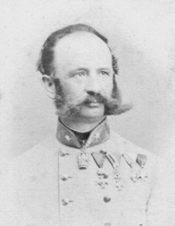 Philippovich pictured as a Generalmajor following his award of the Order of the Iron Crown 2nd Class